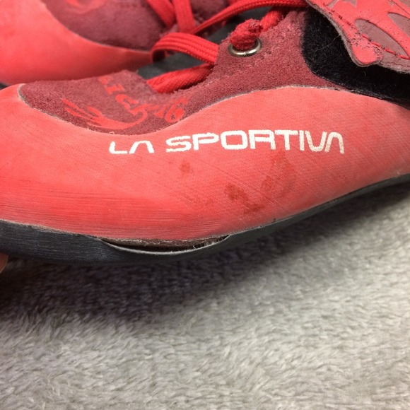 La Sportiva Stick It Kids Climbing Shoes Red Youth Size US 8-9 / EUR 26-27 - Picture 7 of 7